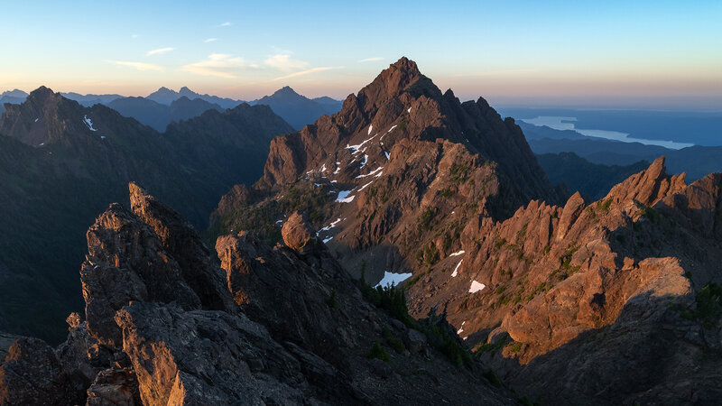 Rocky Mountain Peaks — Brown, Serene