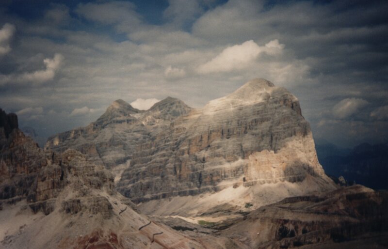 Rocky Mountain Peaks — Gray, Dramatic, Photograph