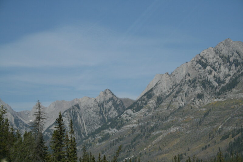 Rocky Mountain Range — Blue, Serene, Afternoon, Photograph, Trees