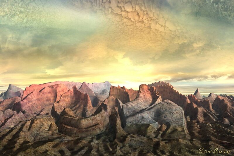 Rocky Mountain Range — Brown, Dramatic