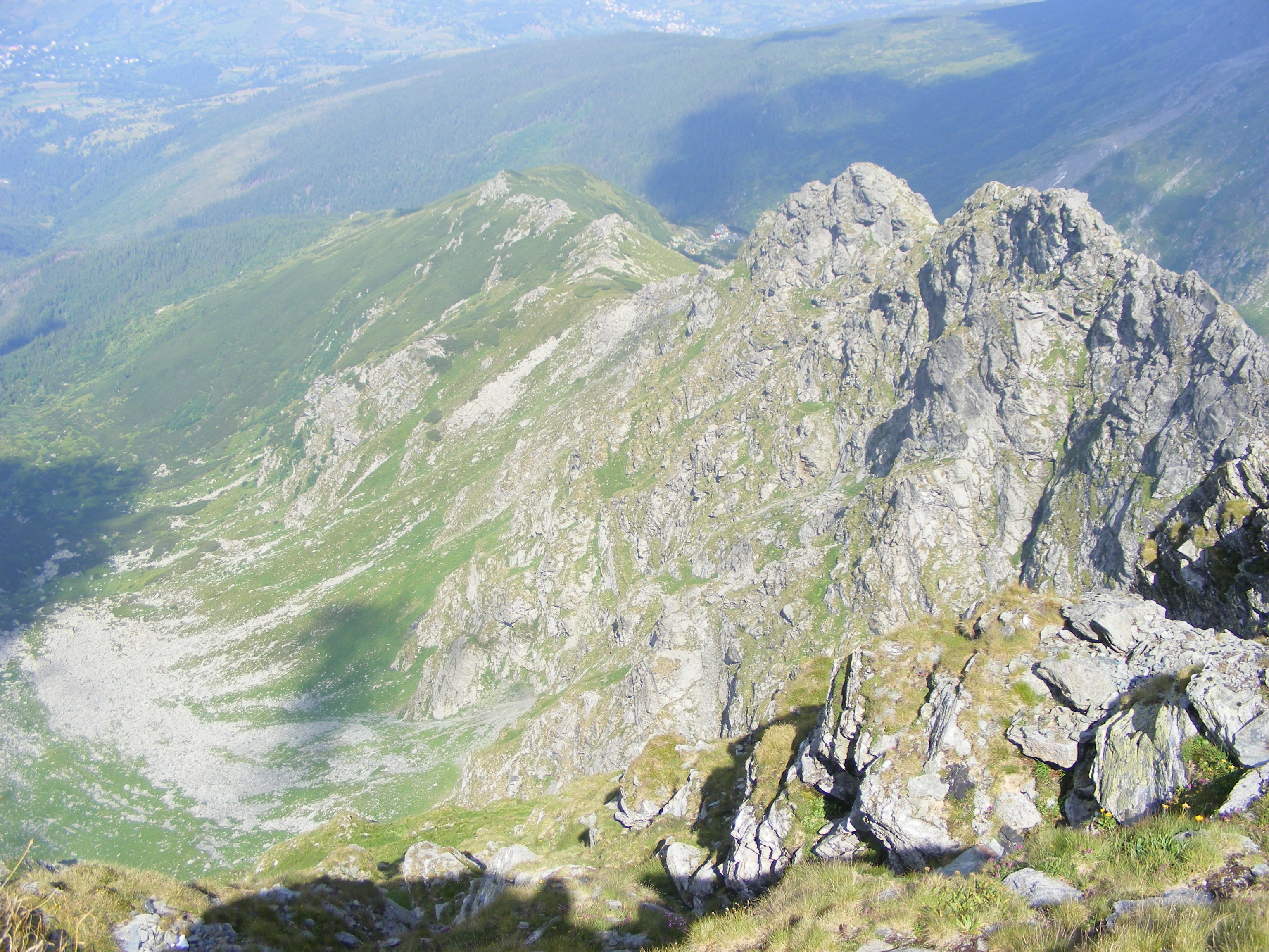 rocky mountain ridge view