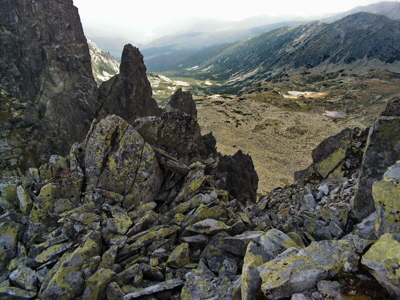 rocky mountain valley view