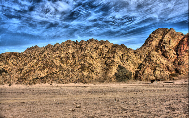 Rocky Mountains in Desert