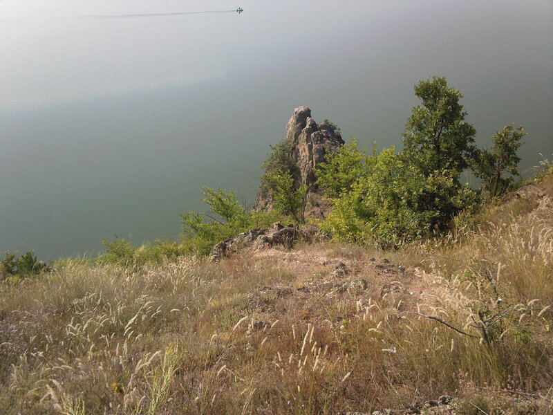 Rocky Outcrop by Lake