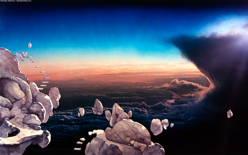 Rocky Path Above Clouds