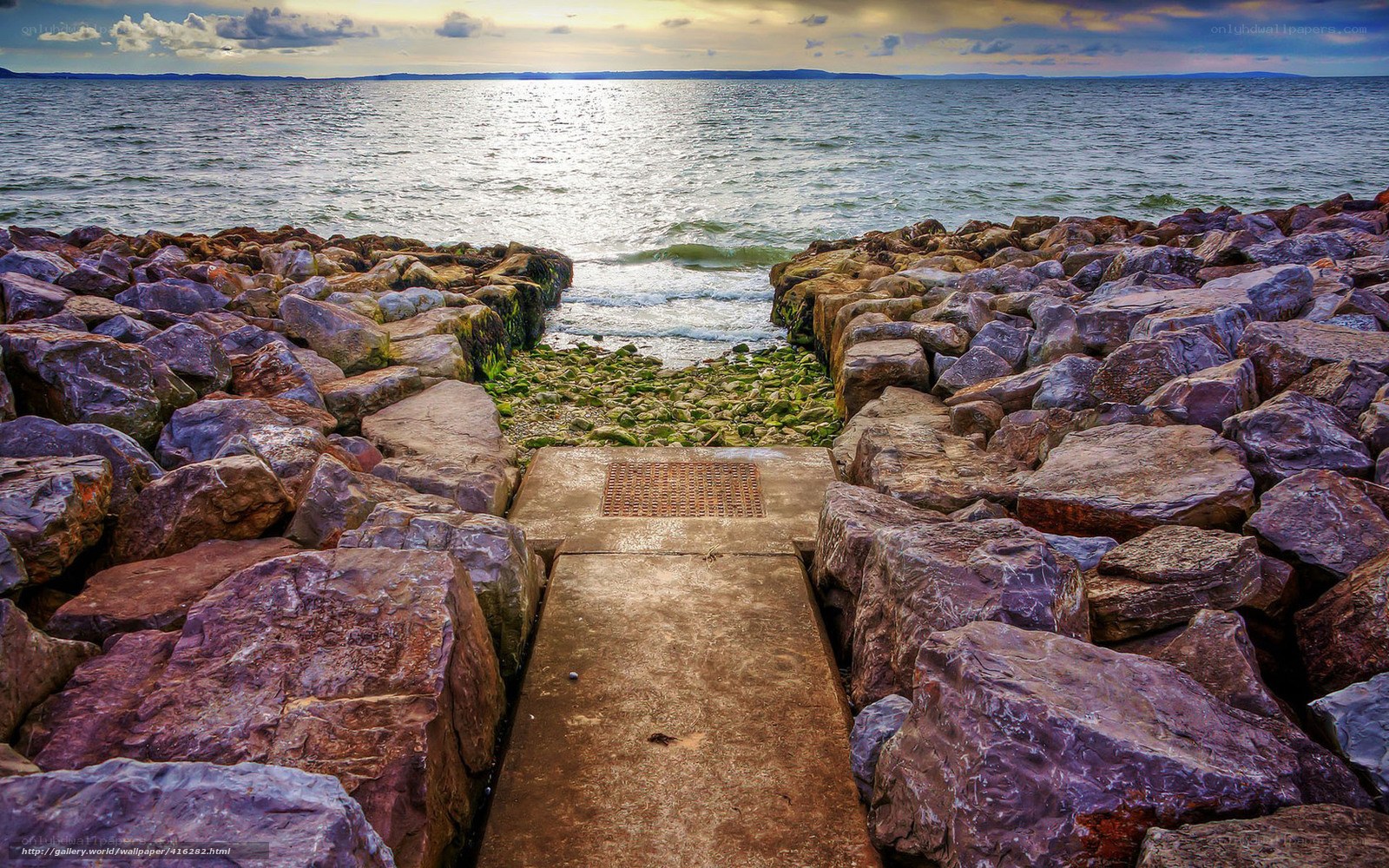 Rocky Path to the Sea
