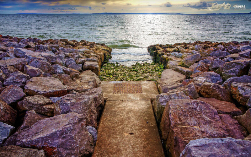 Rocky Path to Water — Purple