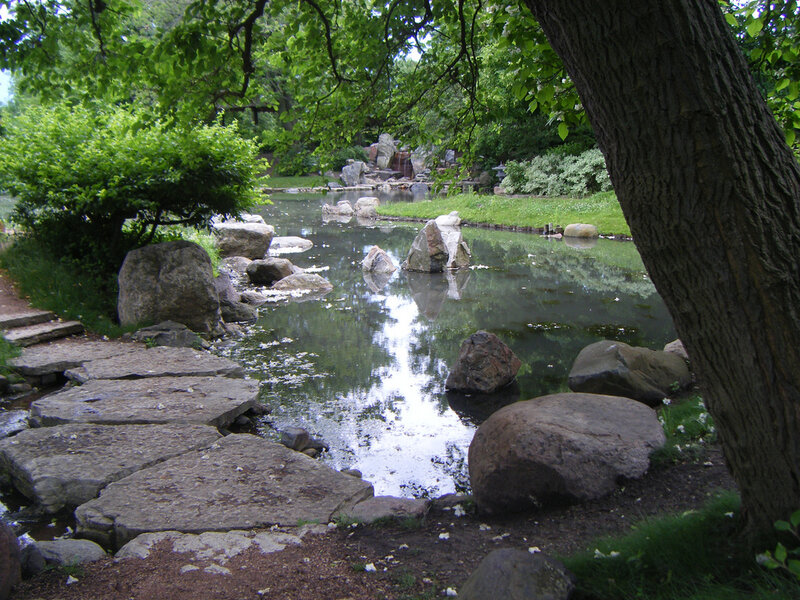 Rocky Pond in Garden