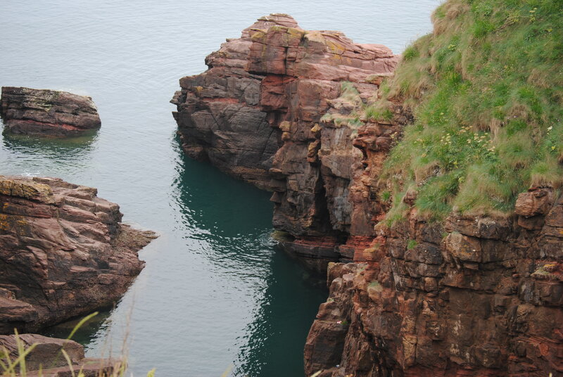 Rocky Sea Cliffs — Brown