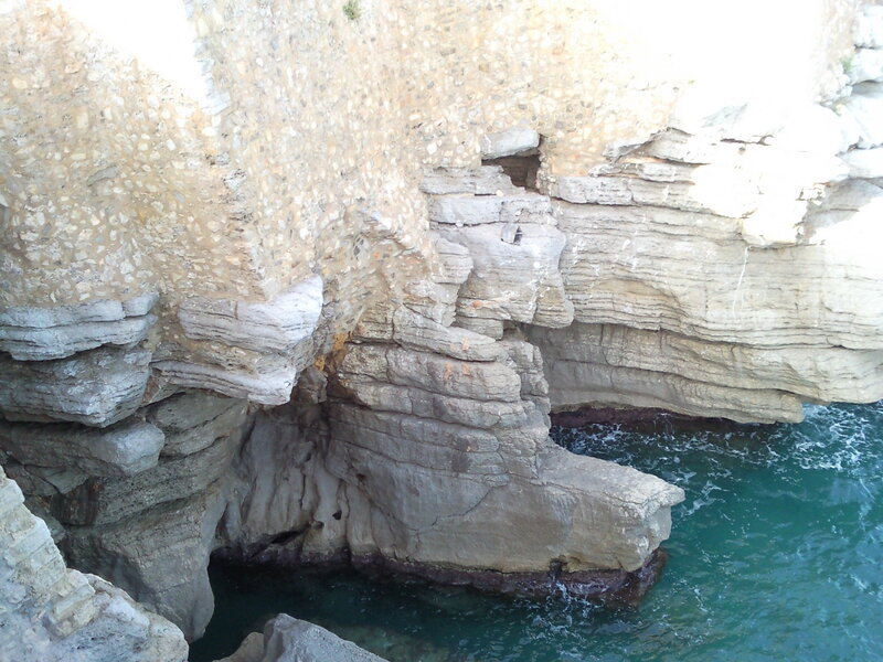 Rocky Sea Cliffs — Gray