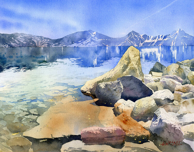 Rocky Shore at Lake