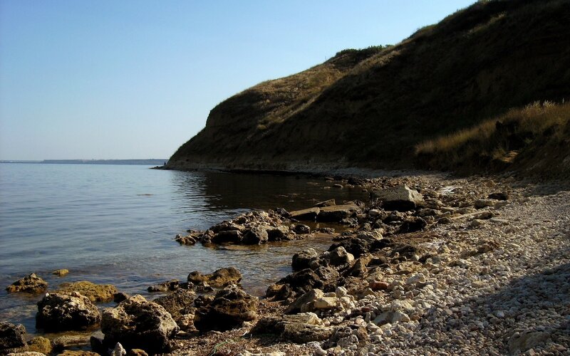 rocky shore by the sea
