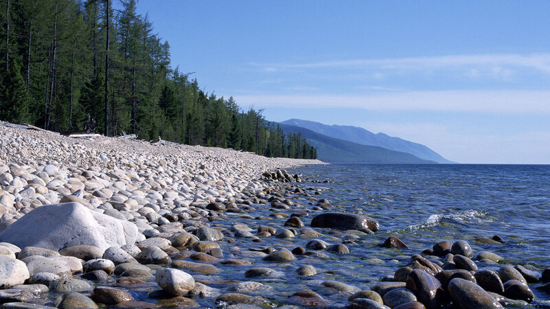 Rocky Shore of Lake