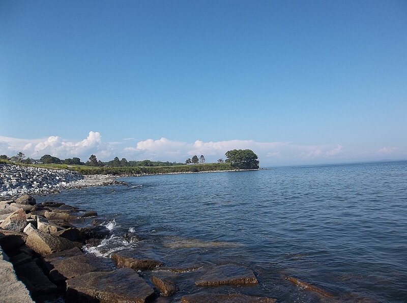 Rocky Shoreline and Bay
