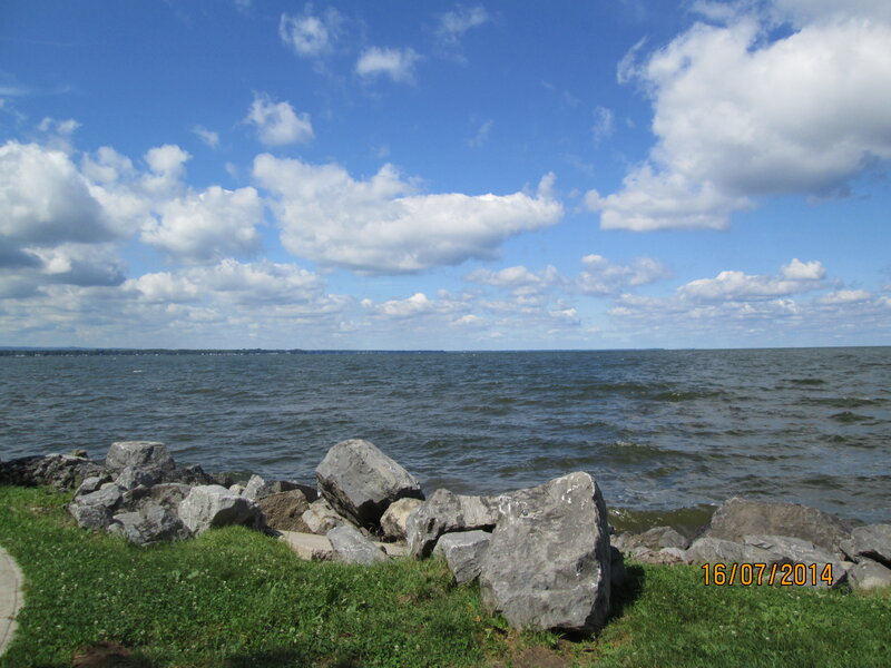 Rocky Shoreline by Lake