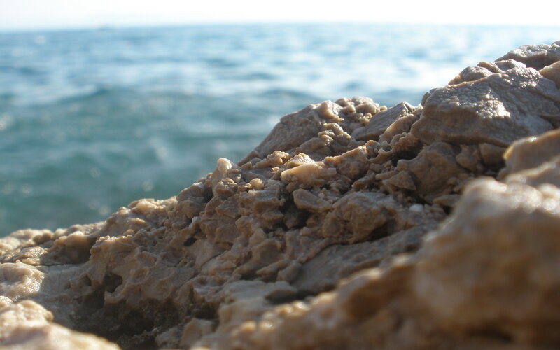 Rocky Shoreline by Sea