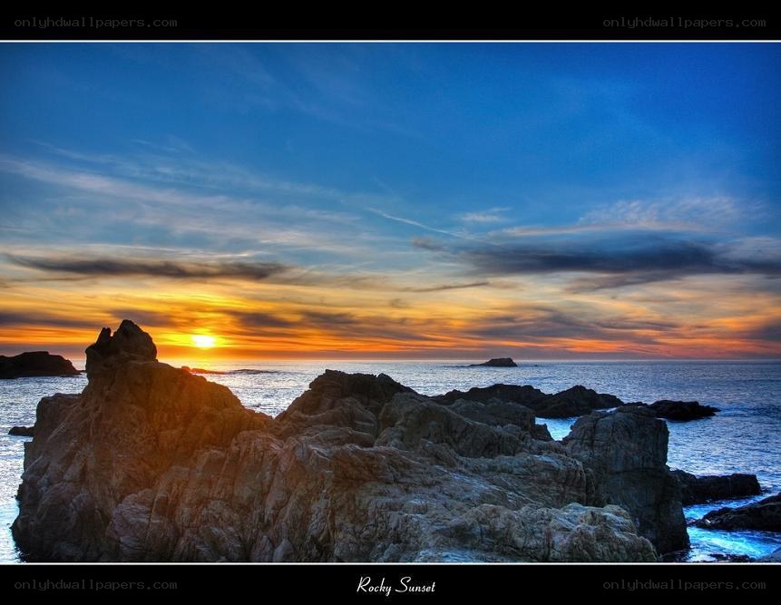 Rocky Sunset