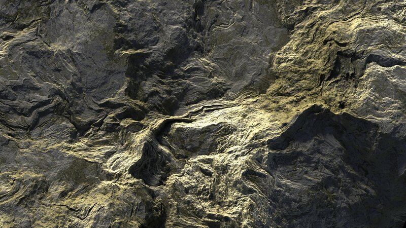 Rocky Terrain Surface — Gray, Textured