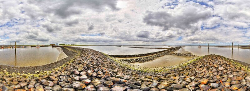 Rocky Tidal Flats — Gray
