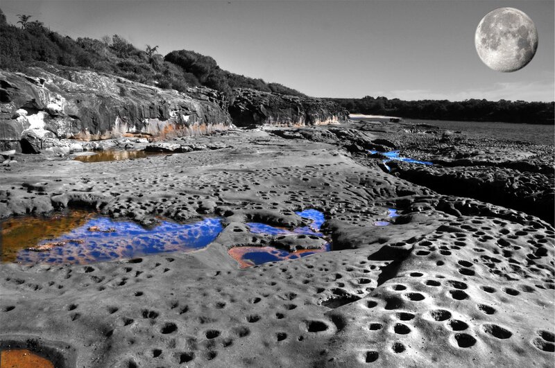 Rocky Tidal Pool — Black