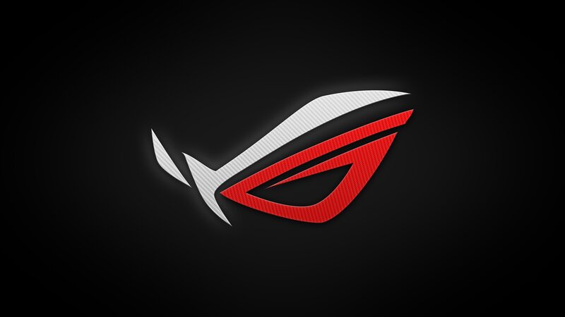 ROG Logo on Black