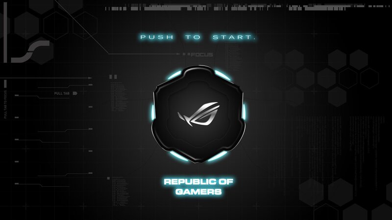 ROG Logo on Screen