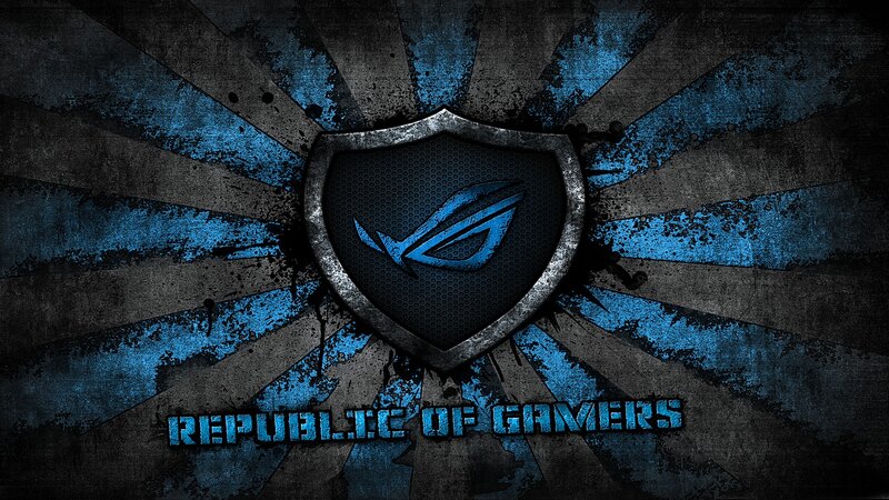 ROG Logo on Shield — Black