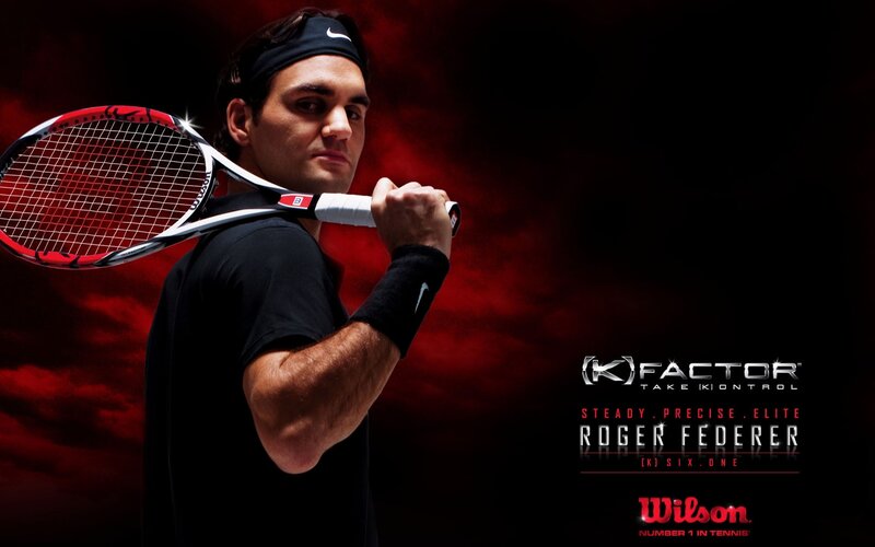 Roger Federer tennis advertisement