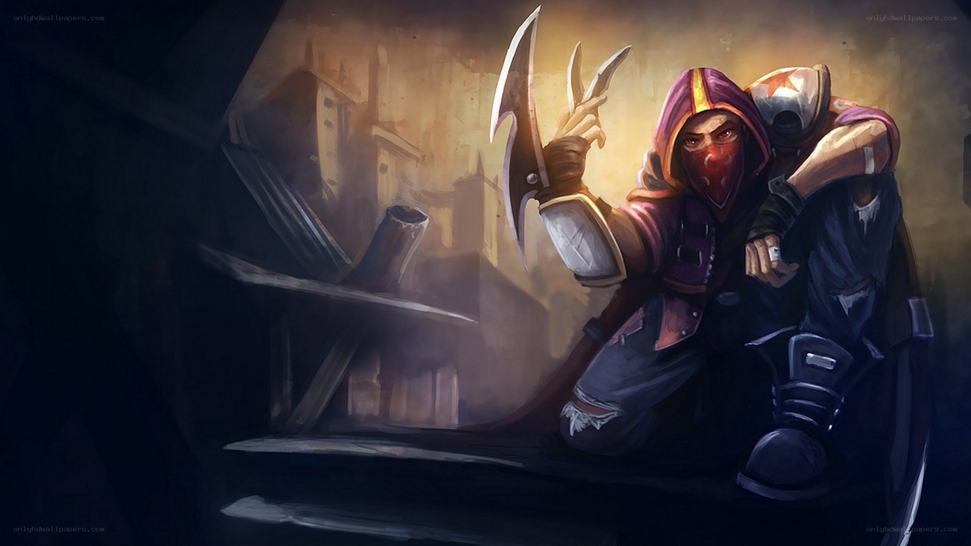 rogue assassin with axe