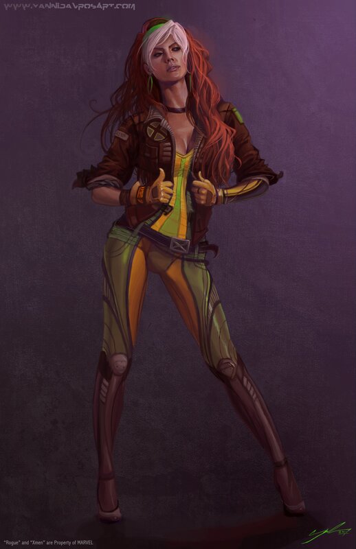 Rogue character concept art