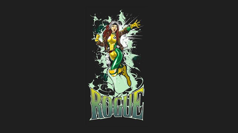 Rogue Character Illustration — Green