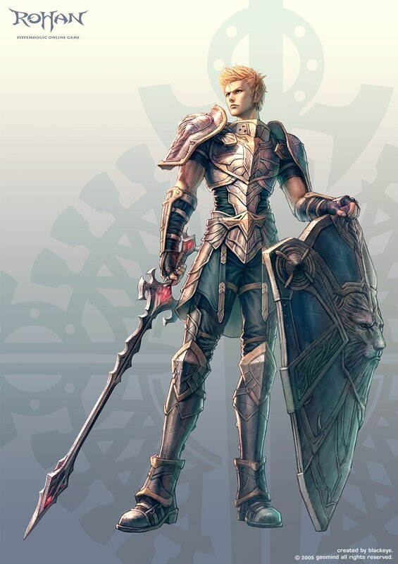 Rohan knight character art