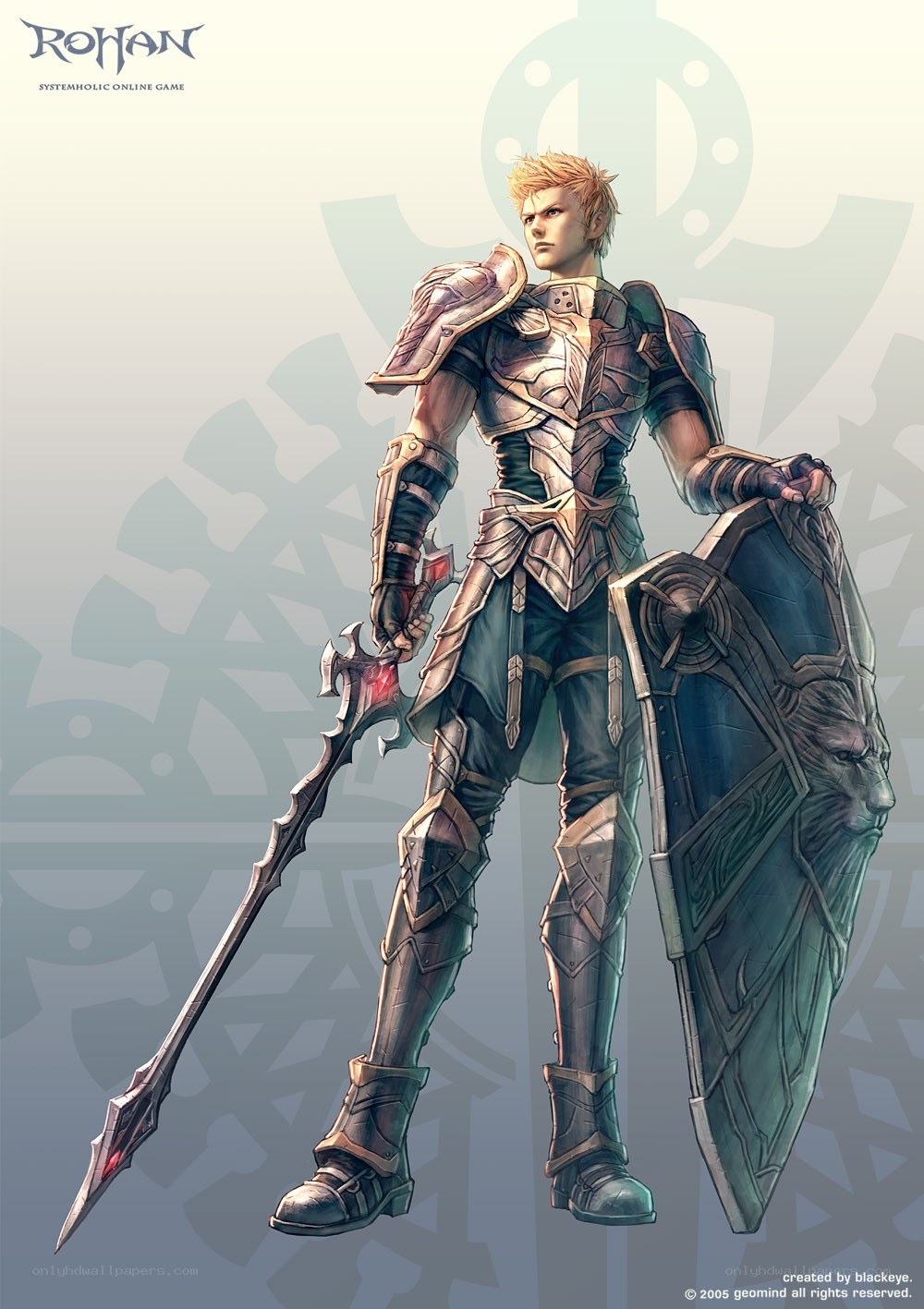 Rohan knight character art