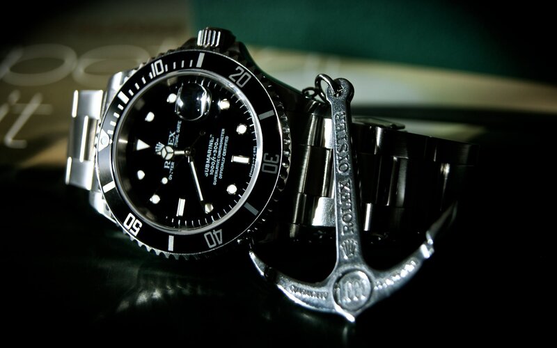 Rolex Submariner Watch — Black