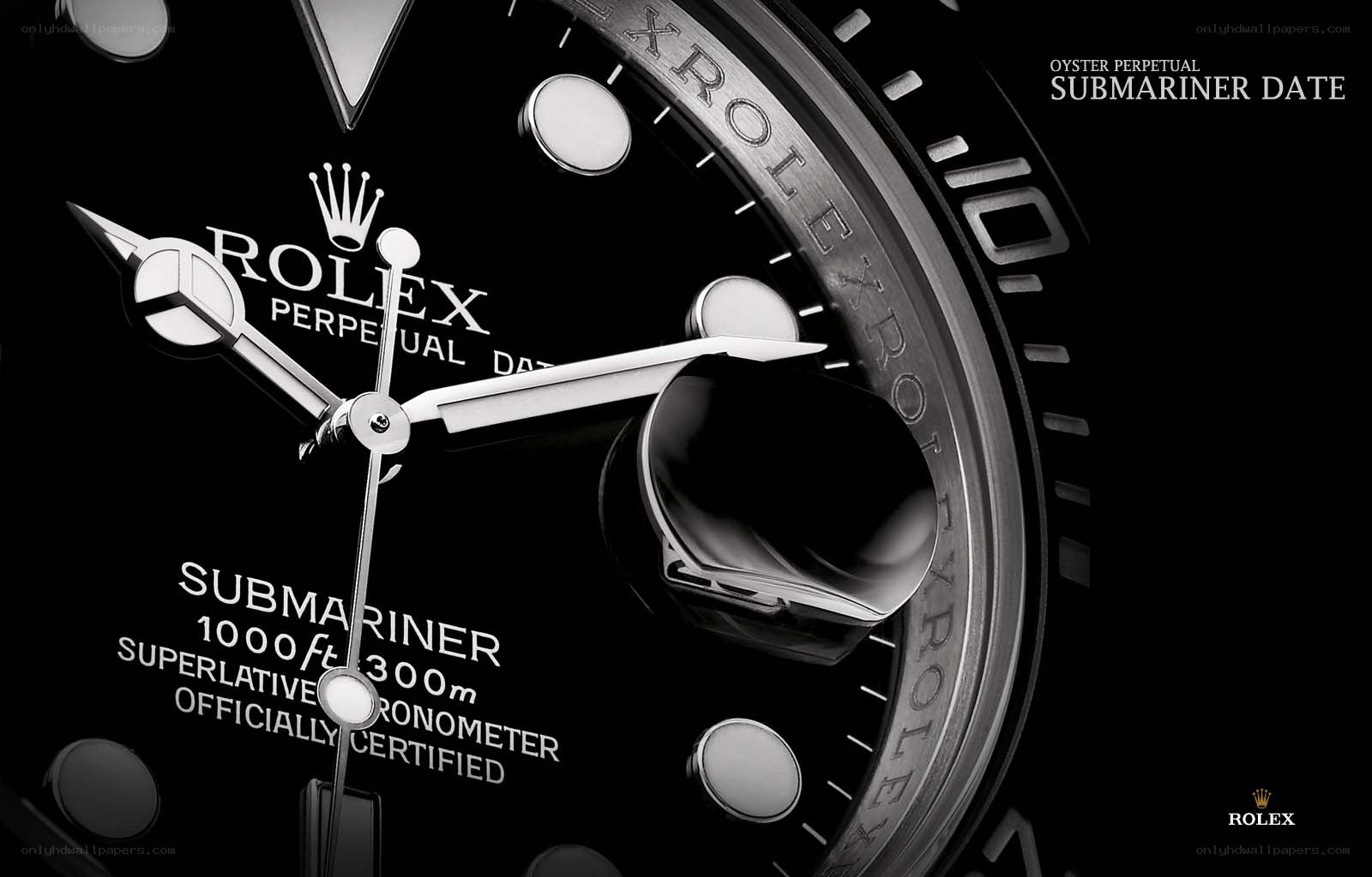 Rolex Submariner watch face