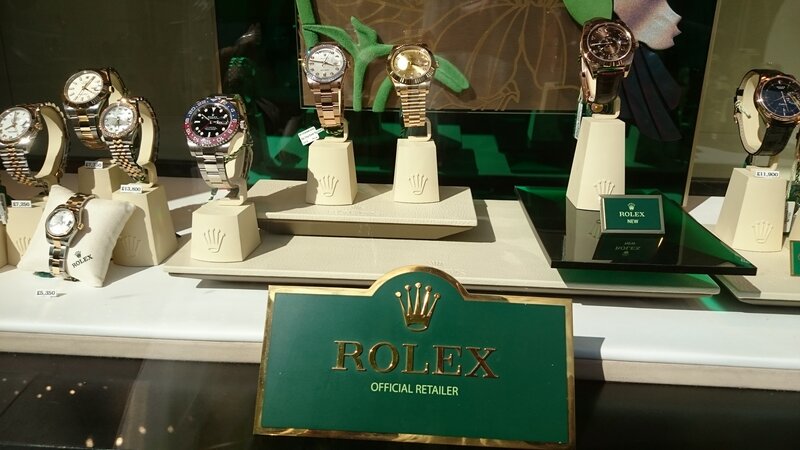 Rolex Watches in Display