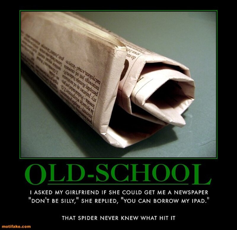 Rolled Newspaper