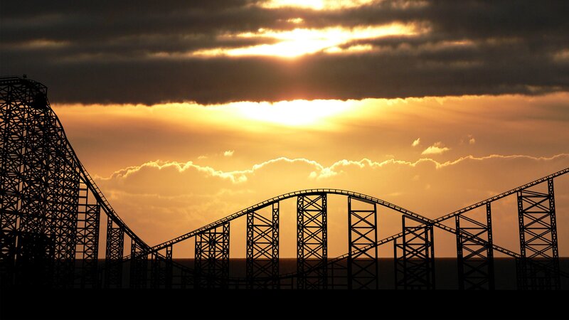Roller Coaster Silhouette