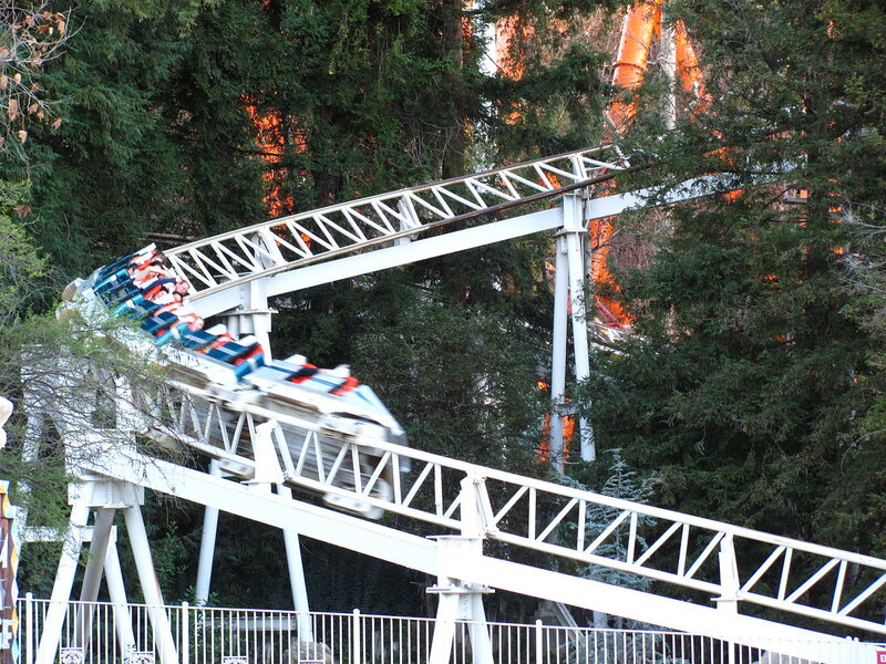 Roller Coaster Train — Green