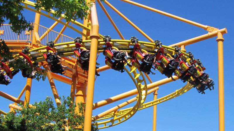Roller Coaster Train — Yellow