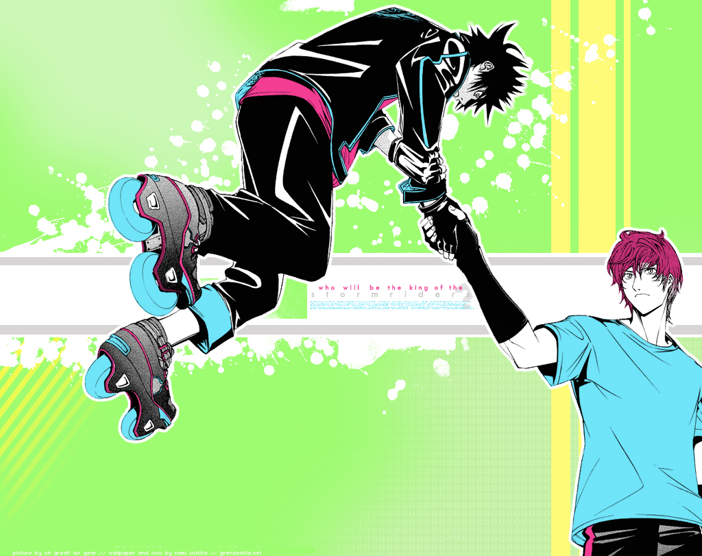 roller skating anime art