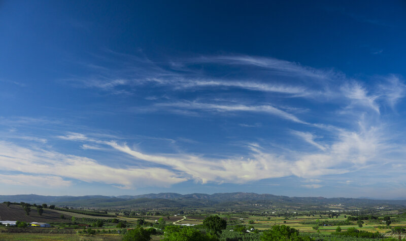 Rolling Hills and Clouds