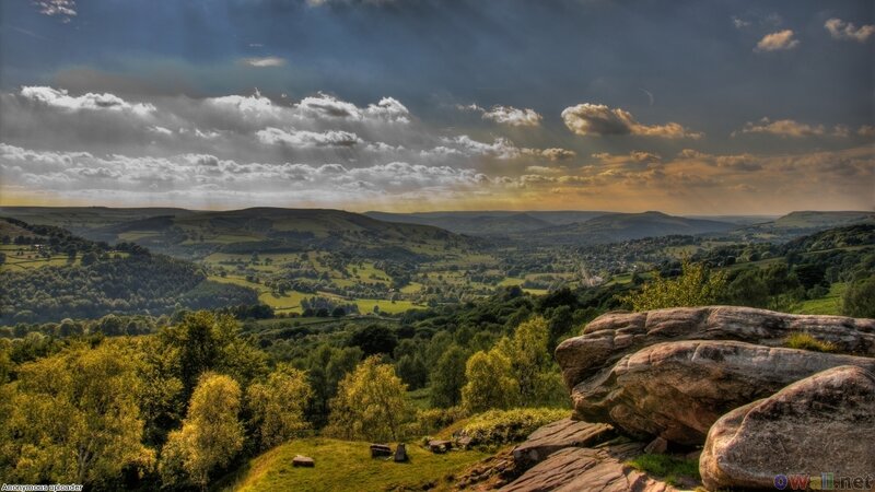 Rolling Hills Landscape — Green