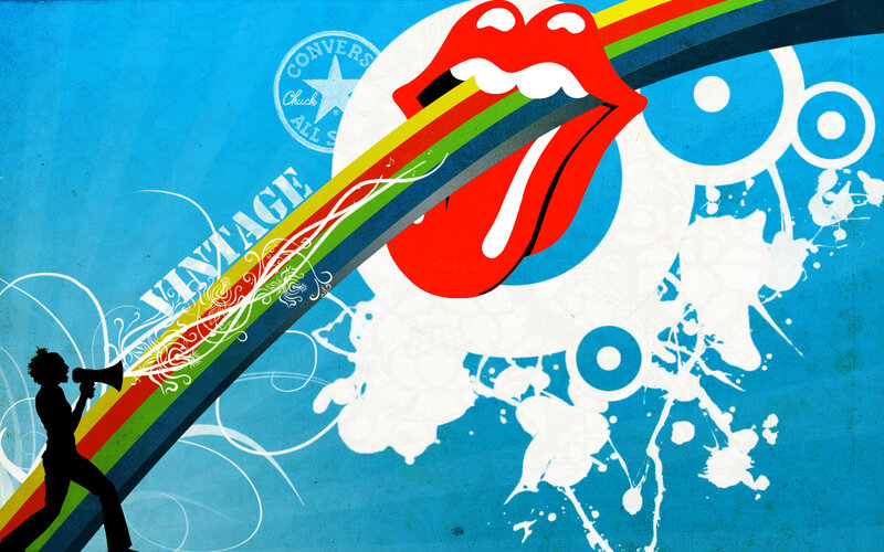 Rolling Stones and vintage style