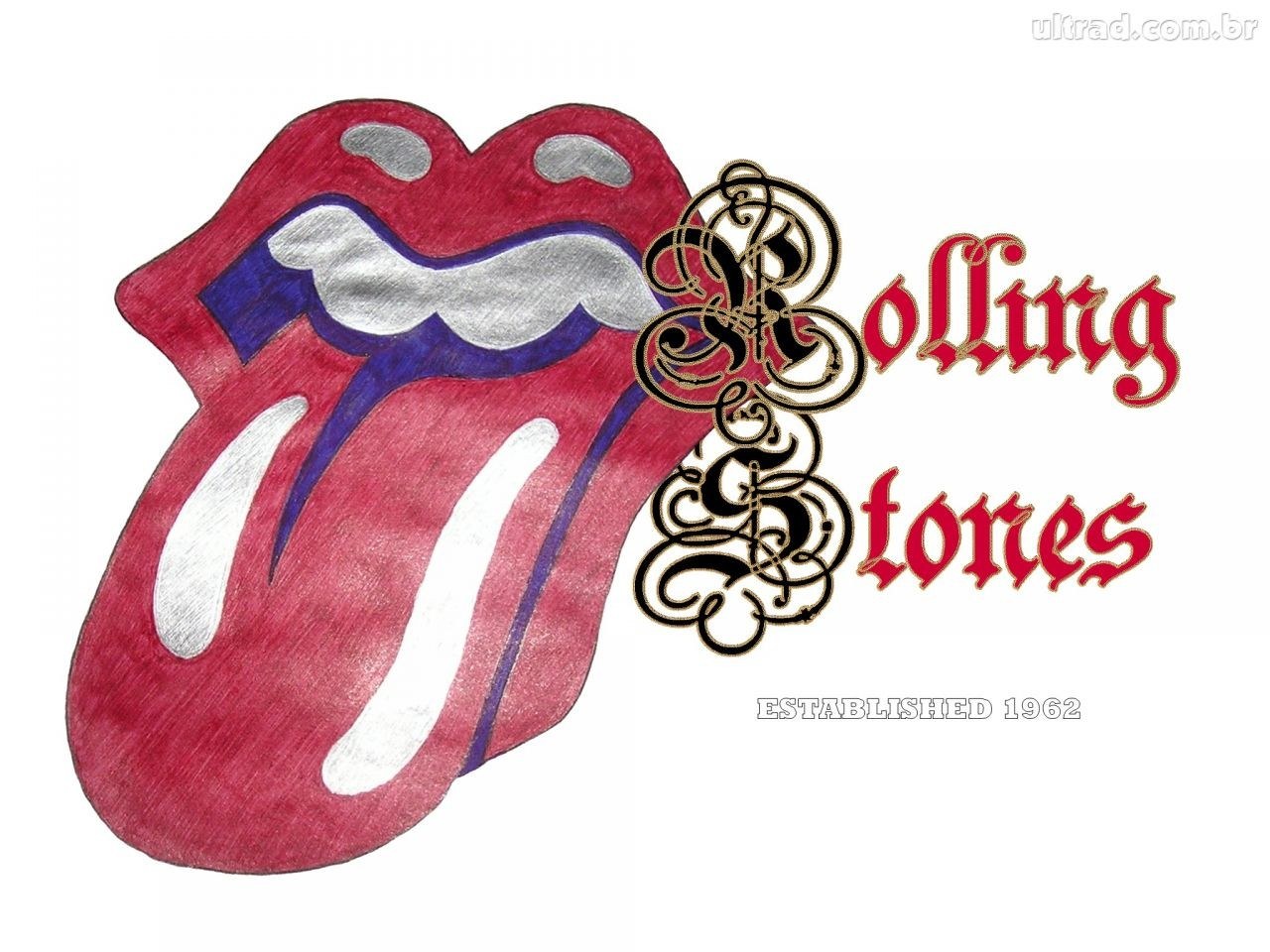 Rolling Stones logo art