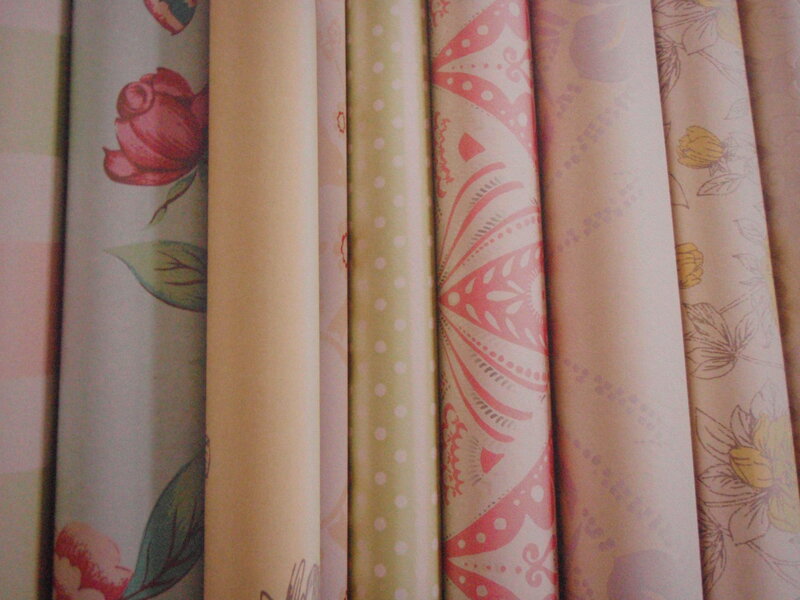 Rolls of Patterned Paper