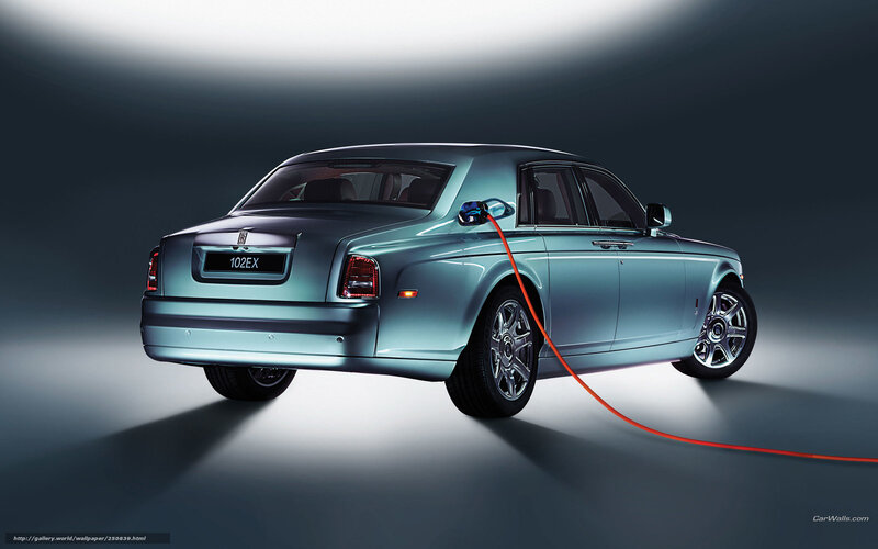 Rolls-Royce 102EX charging