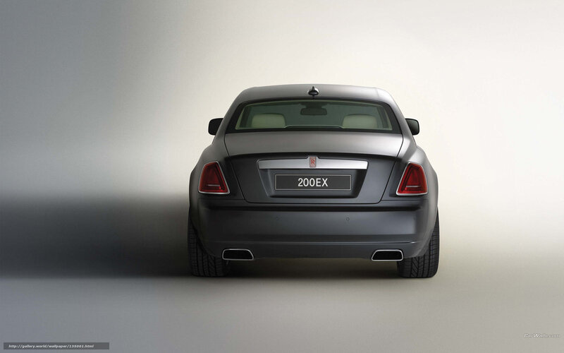 Rolls-Royce 200EX rear view