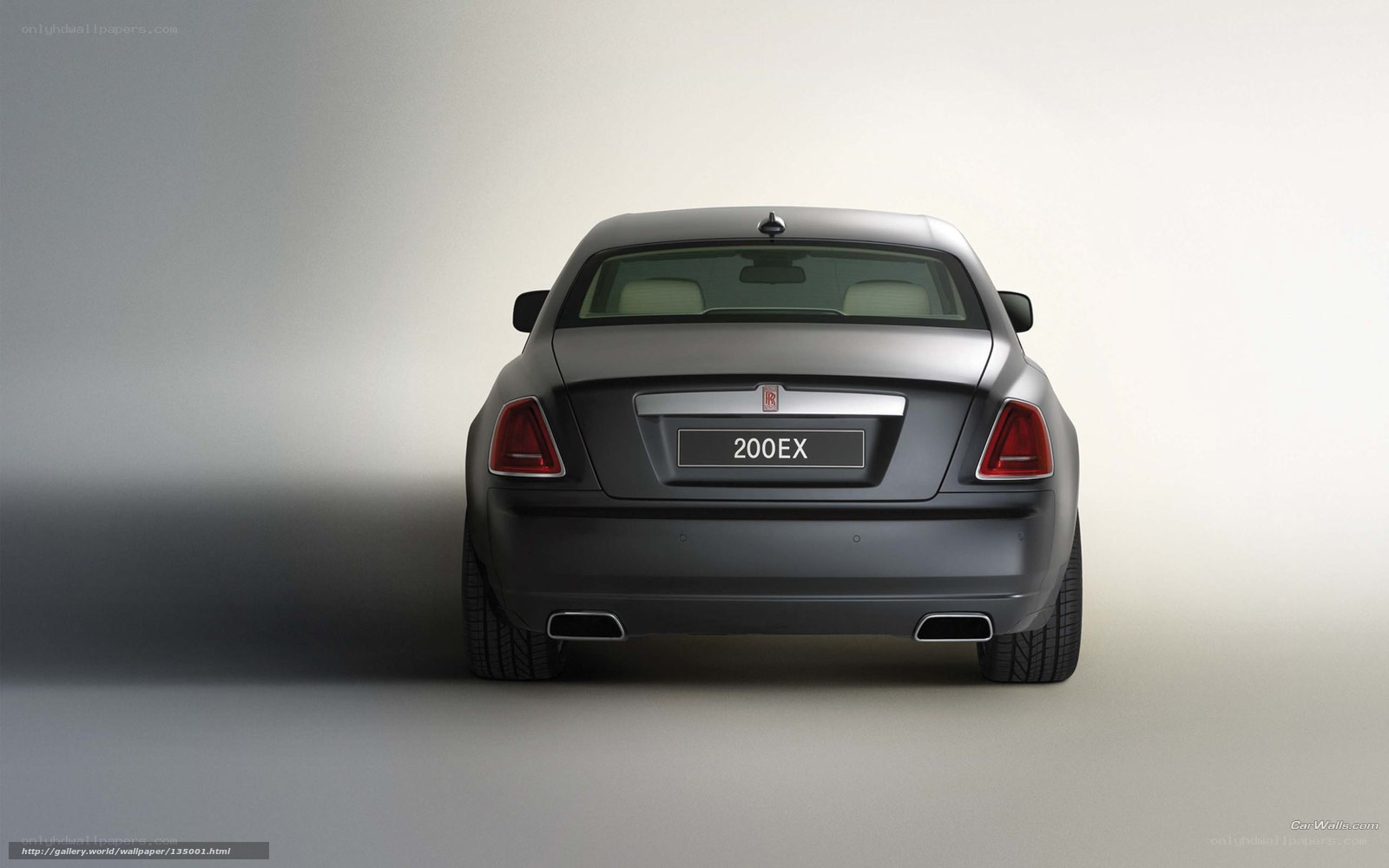 Rolls-Royce 200EX rear view