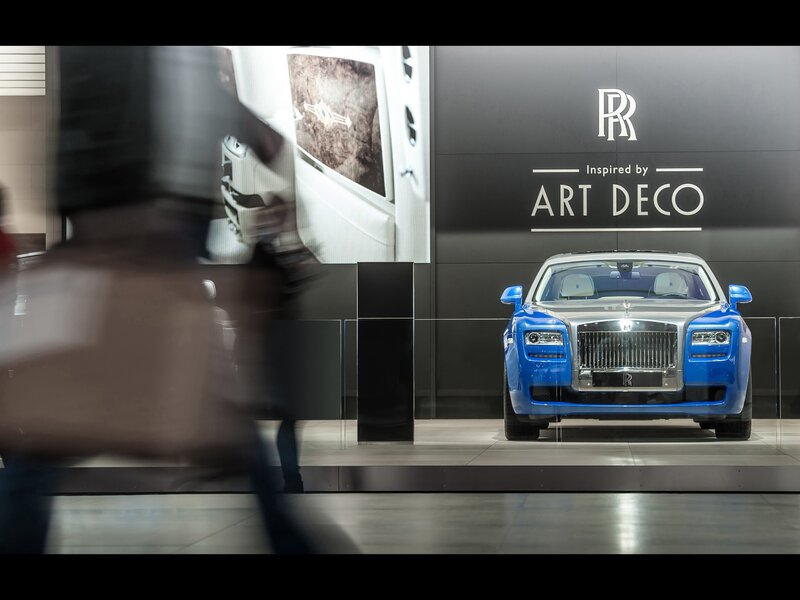 Rolls-Royce Art Deco display